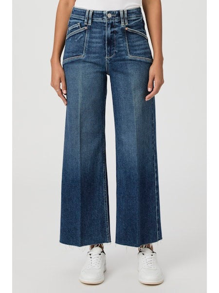 ANESSA WITH SET IN POCKETS + RAW HEM