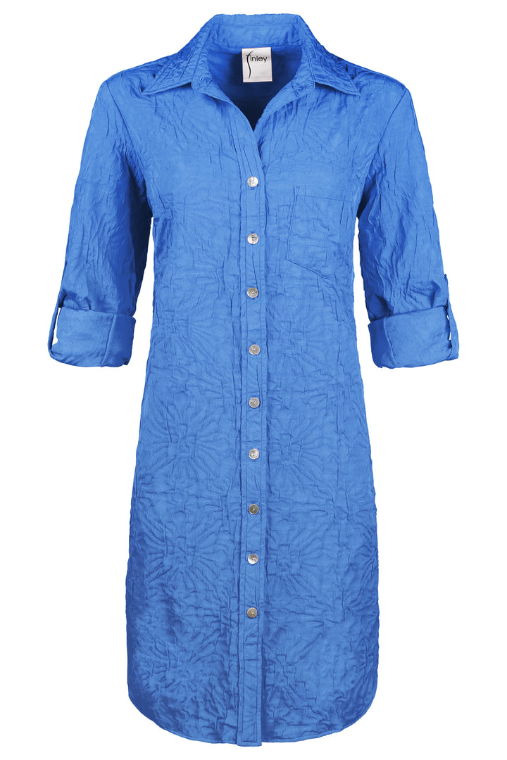 ALEX SHIRTDRESS TEXTURED JACQUARD