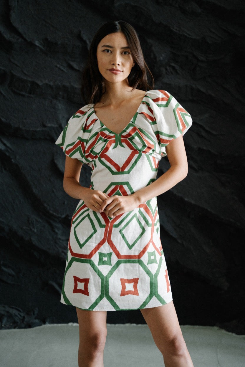 WINONA GEO PRINT MINI DRESS