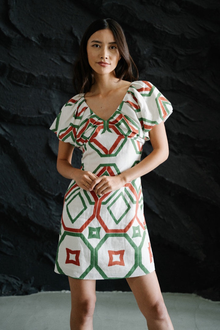WINONA GEO PRINT MINI DRESS