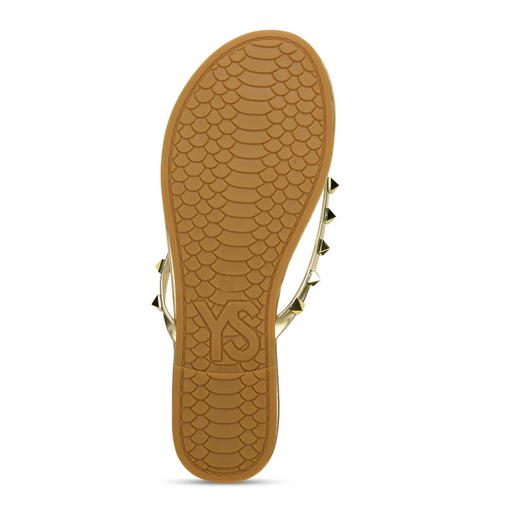 YOSI SAMRA RIVINGTON STUD FLIP FLOPS