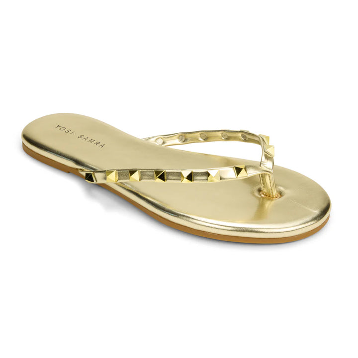 YOSI SAMRA RIVINGTON STUD FLIP FLOPS