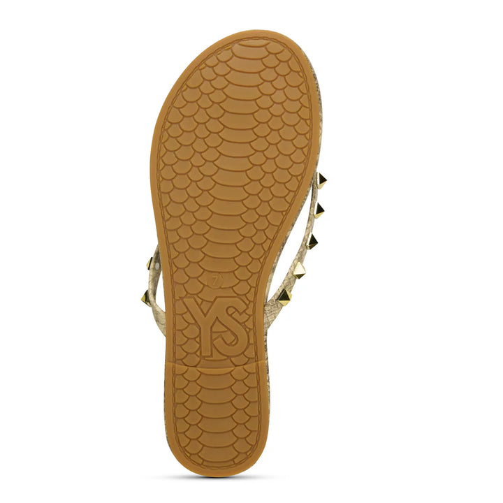 YOSI SAMRA RIVINGTON STUD FLIP FLOPS