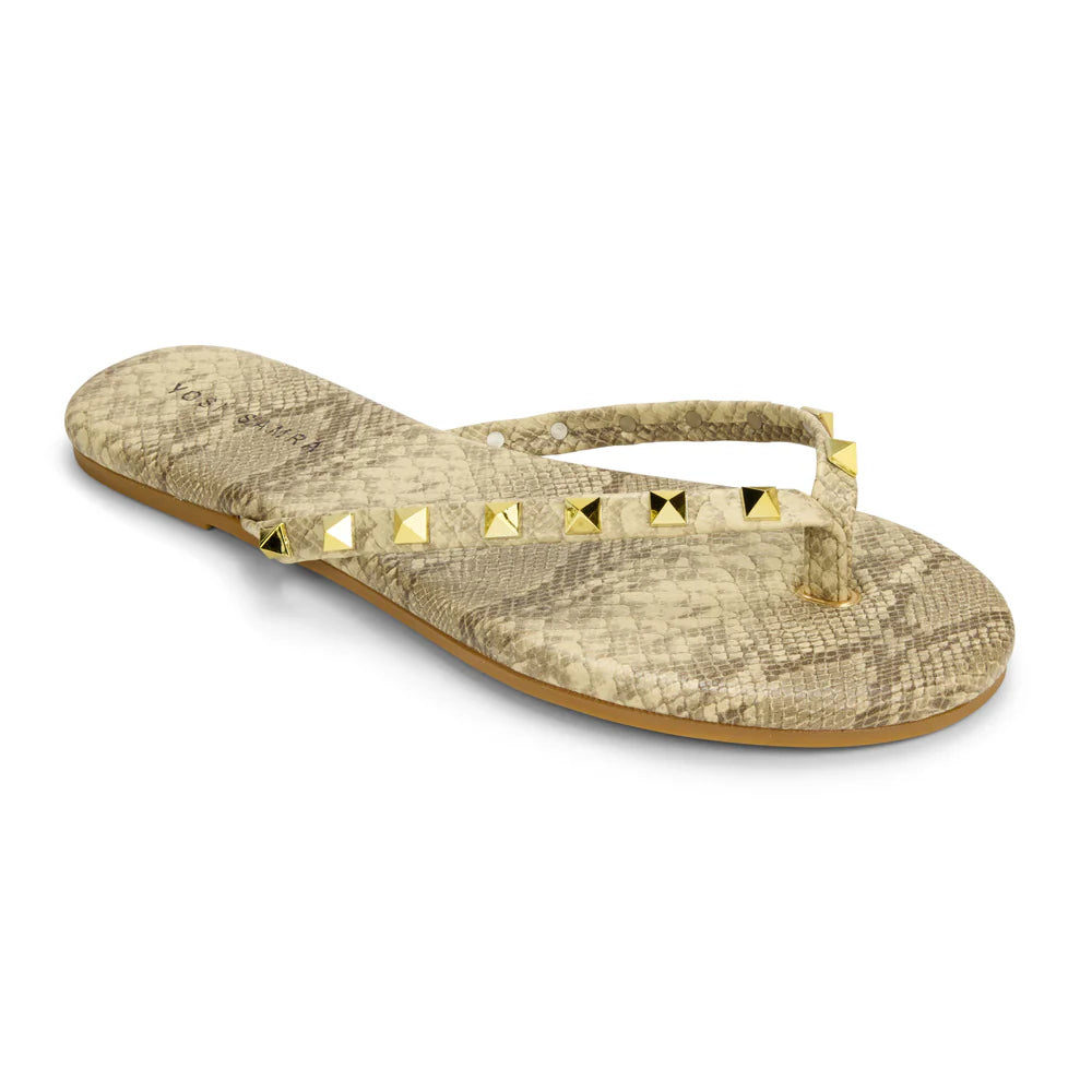 YOSI SAMRA RIVINGTON STUD FLIP FLOPS