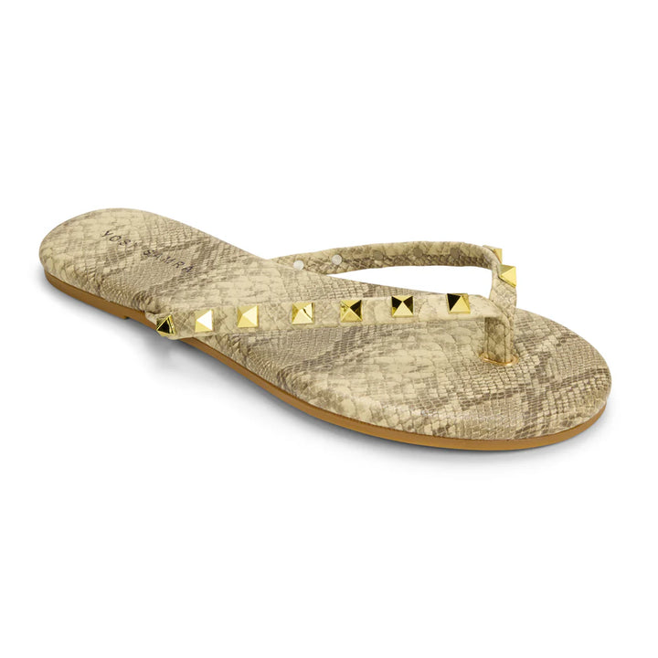 YOSI SAMRA RIVINGTON STUD FLIP FLOPS