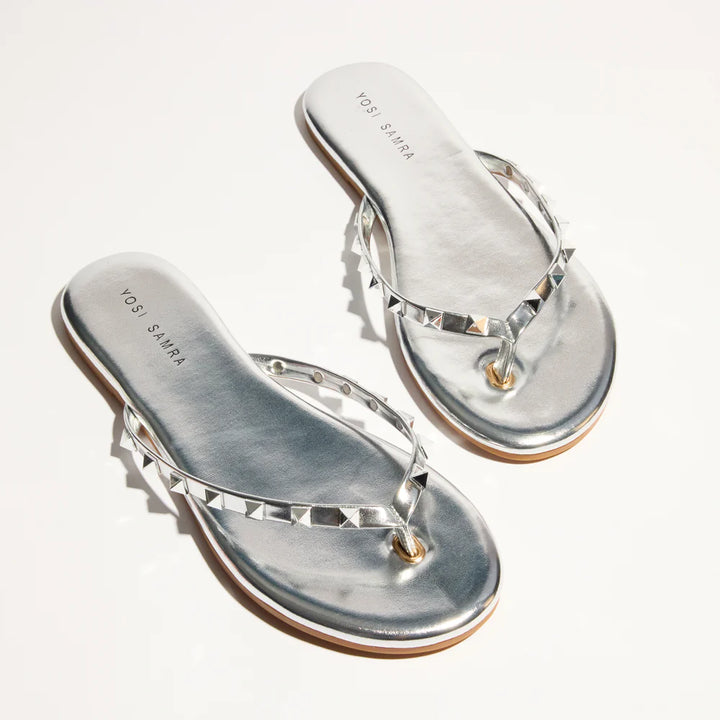 YOSI SAMRA RIVINGTON STUD FLIP FLOPS