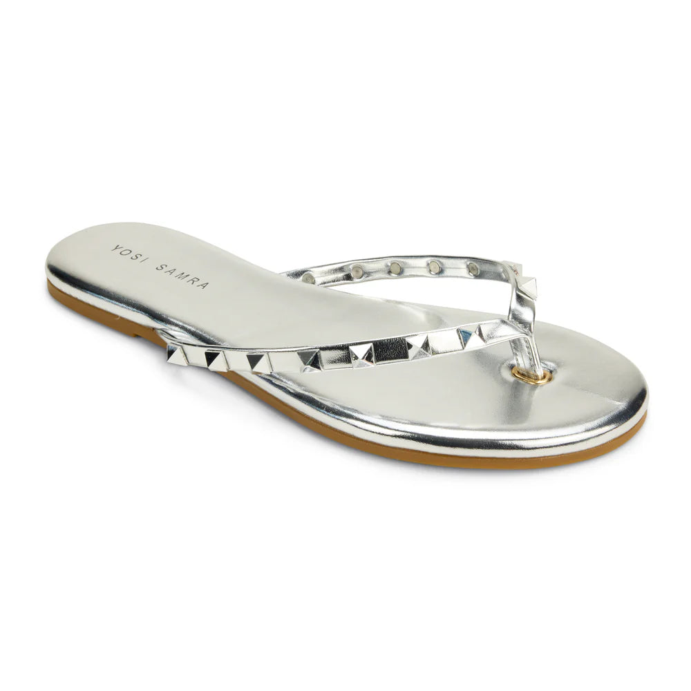 YOSI SAMRA RIVINGTON STUD FLIP FLOPS
