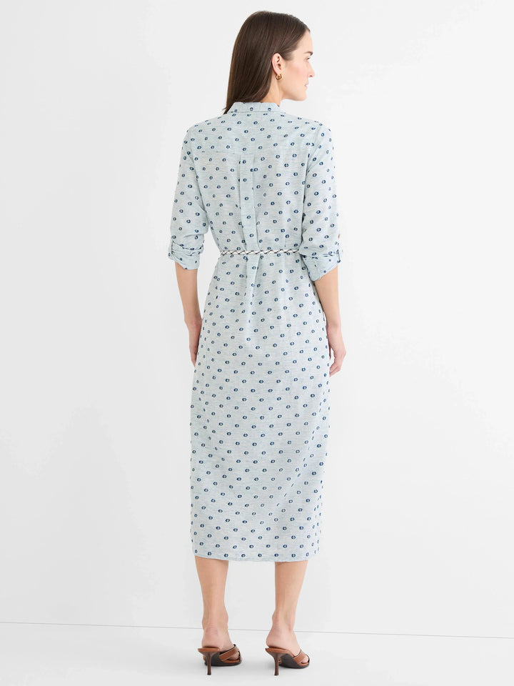 CLIPPED DOT LIANA SHIRT DRESS