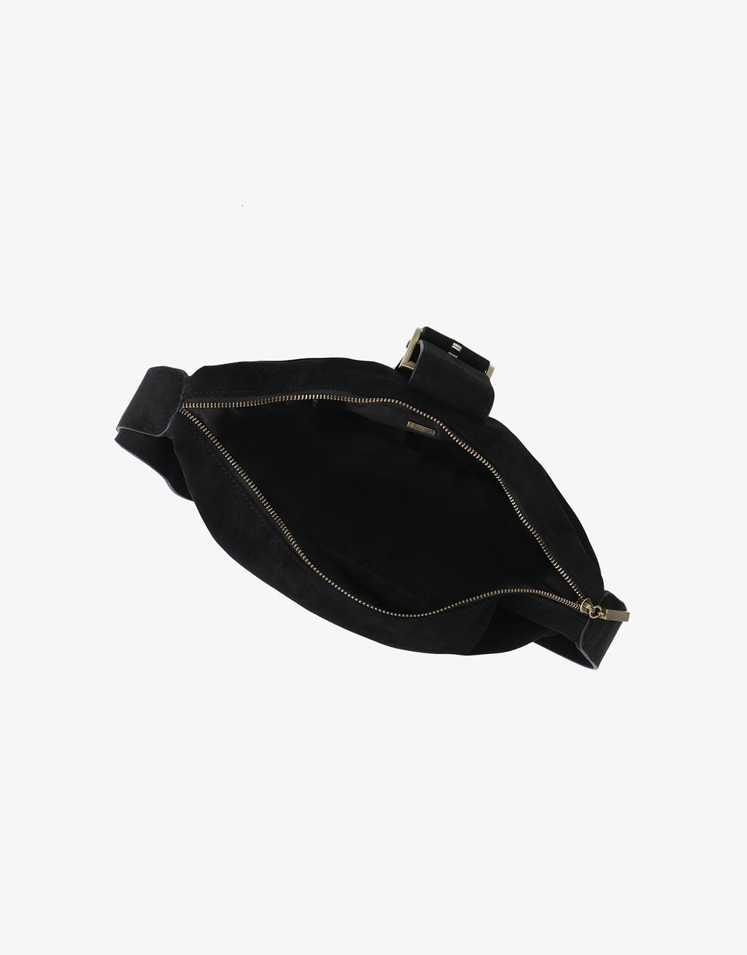 SANA SHOULDER FAUX SUEDE BLACK