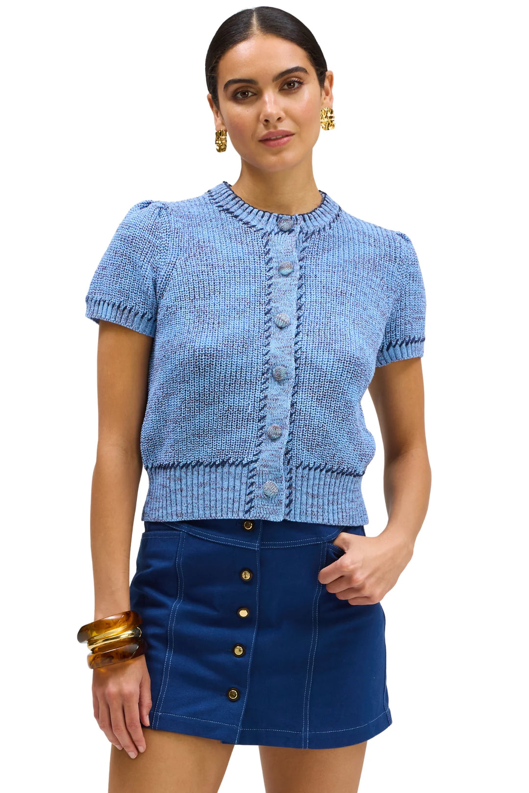 SHORT SLEEVE GIA CARDIGAN