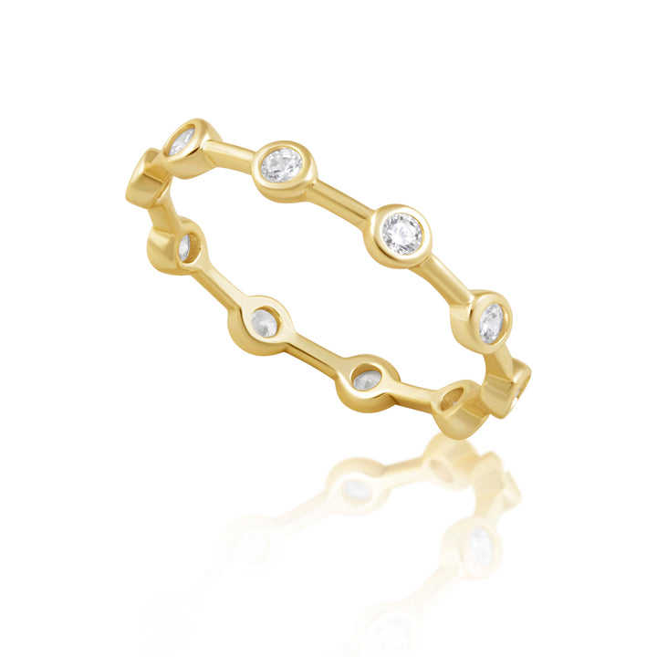 Reese CZ Bezel Ring
