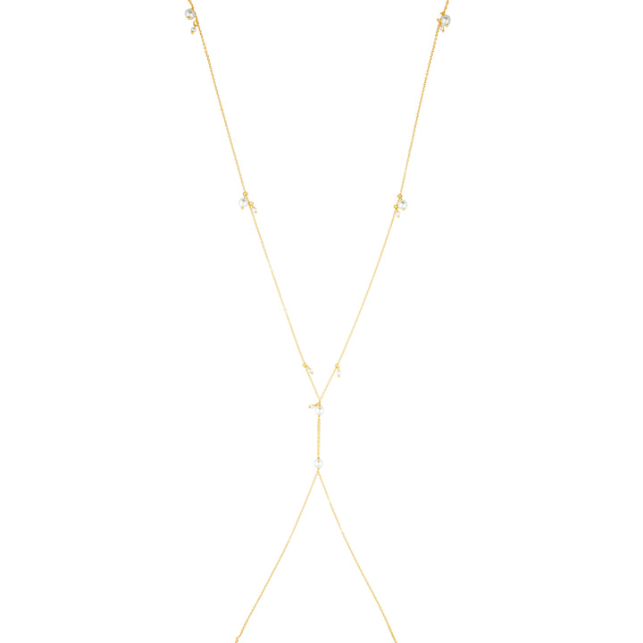 Sage Pearl Body Chain