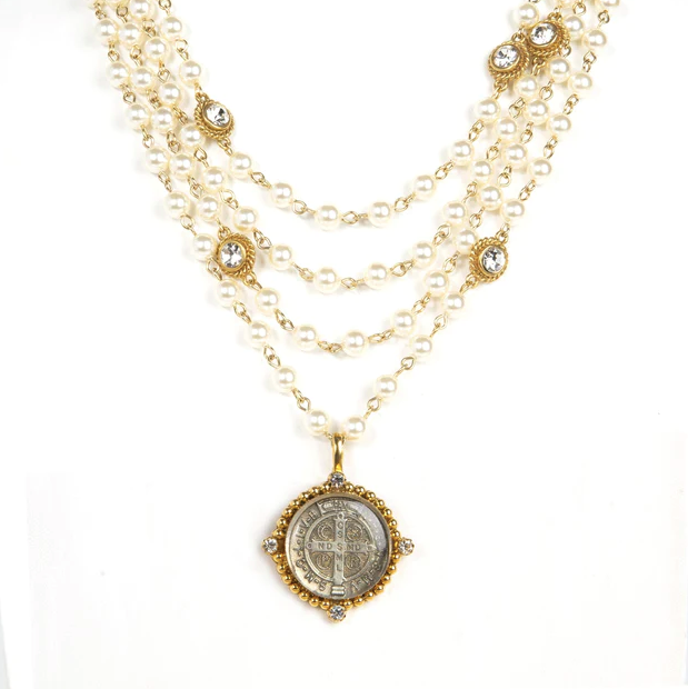MAGDALENA CLASSIC MEDALLION NECKLACE