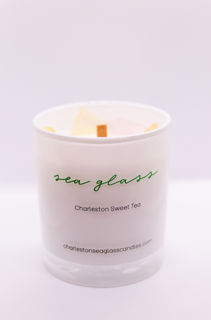 CHARLESTON SEA GLASS CANDLES - SWEET TEA