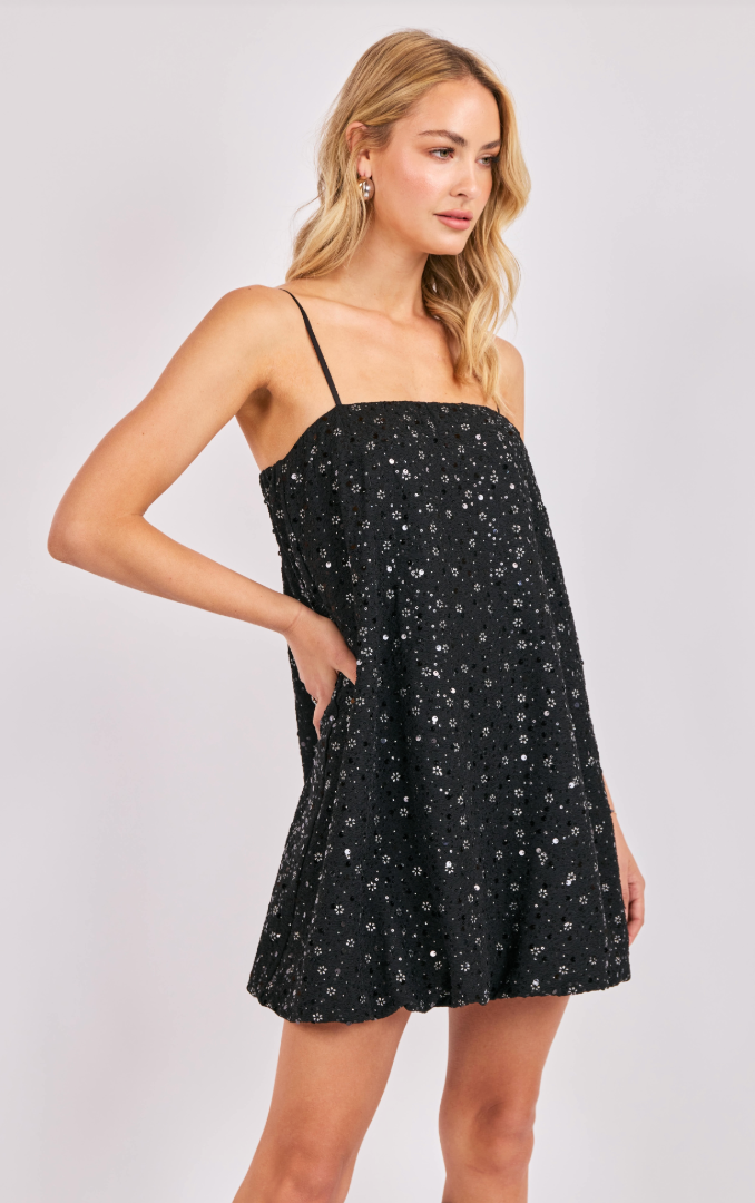 FIFTH AVENUE BUBBLE MINI DRESS