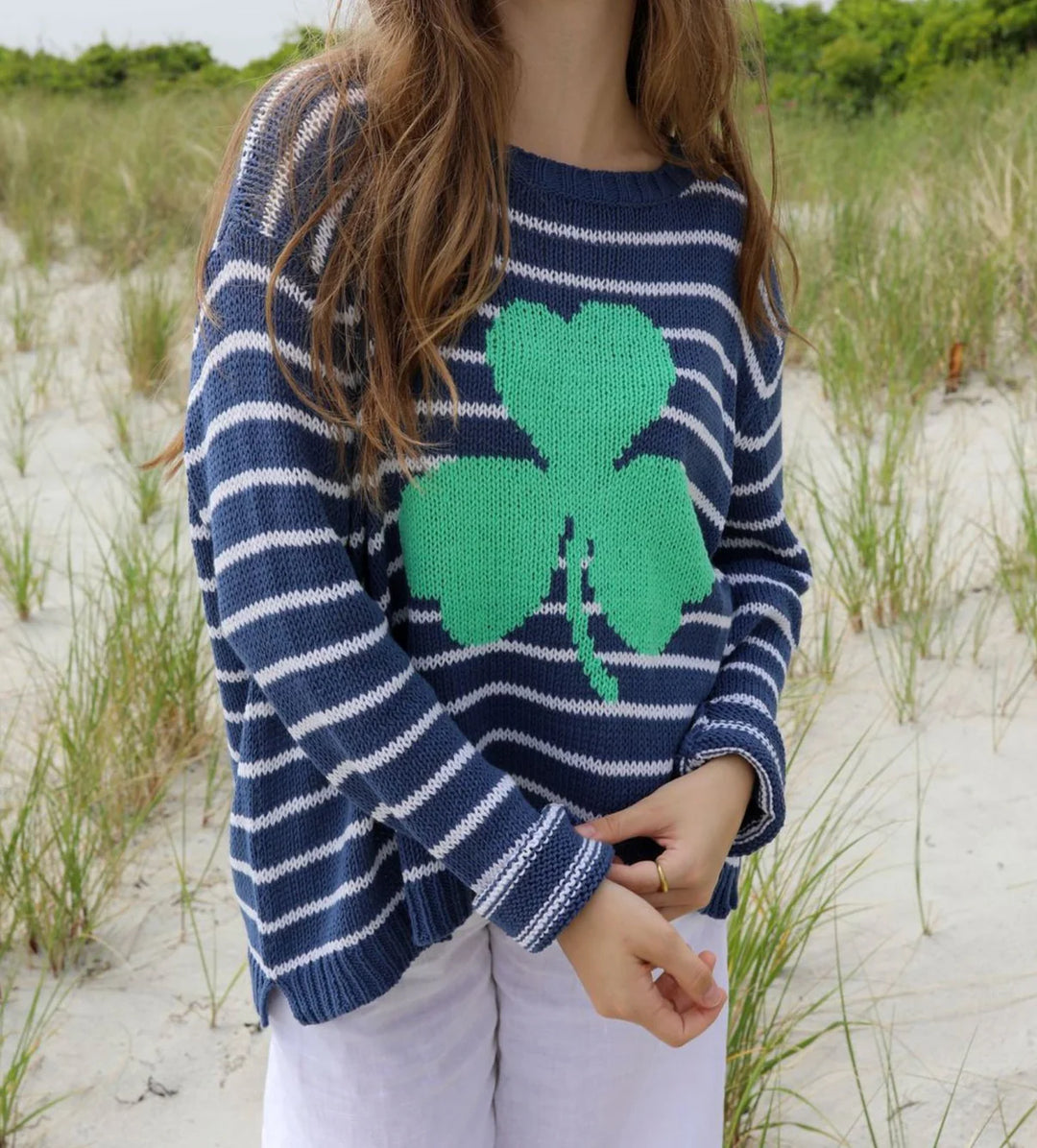 SHAMROCK STRIPE CREW