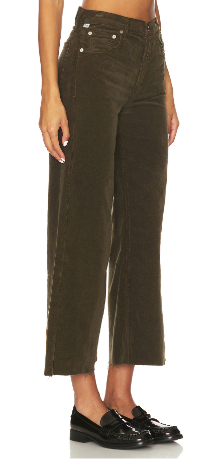 LYRA WIDE LEG CROP IN CORDUROY
