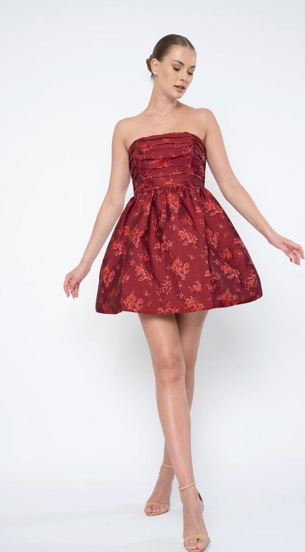 BROCADE ERNA DRESS