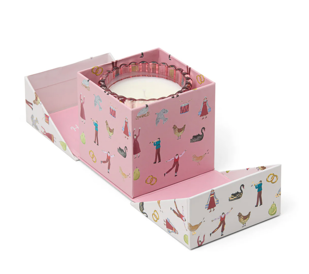 HOLIDAY 4.5 OZ CANDLE & MATCH SET