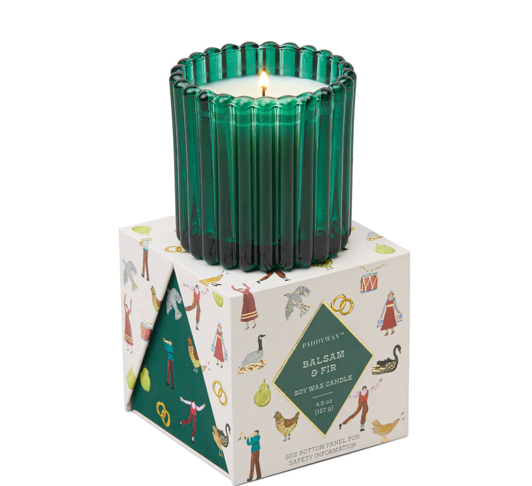 HOLIDAY 4.5 OZ CANDLE & MATCH SET