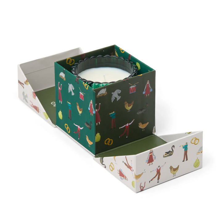 HOLIDAY 4.5 OZ CANDLE & MATCH SET