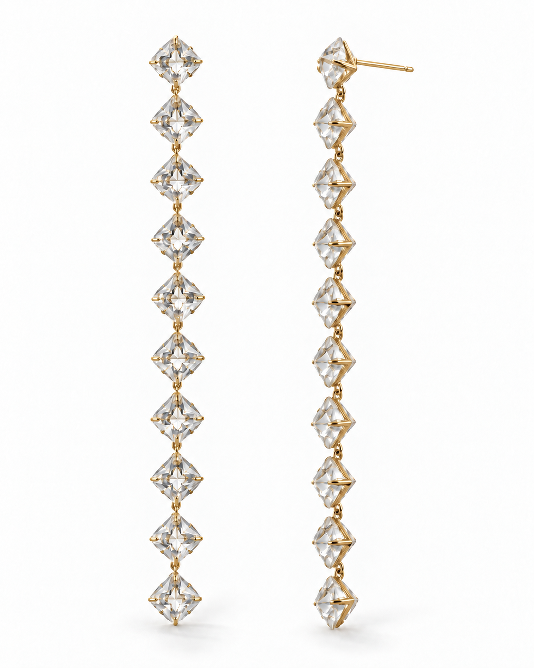 Celestine CZ Drop Earrings