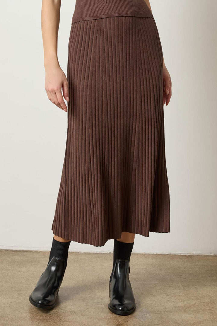 STRAIGHT RIB SKIRT