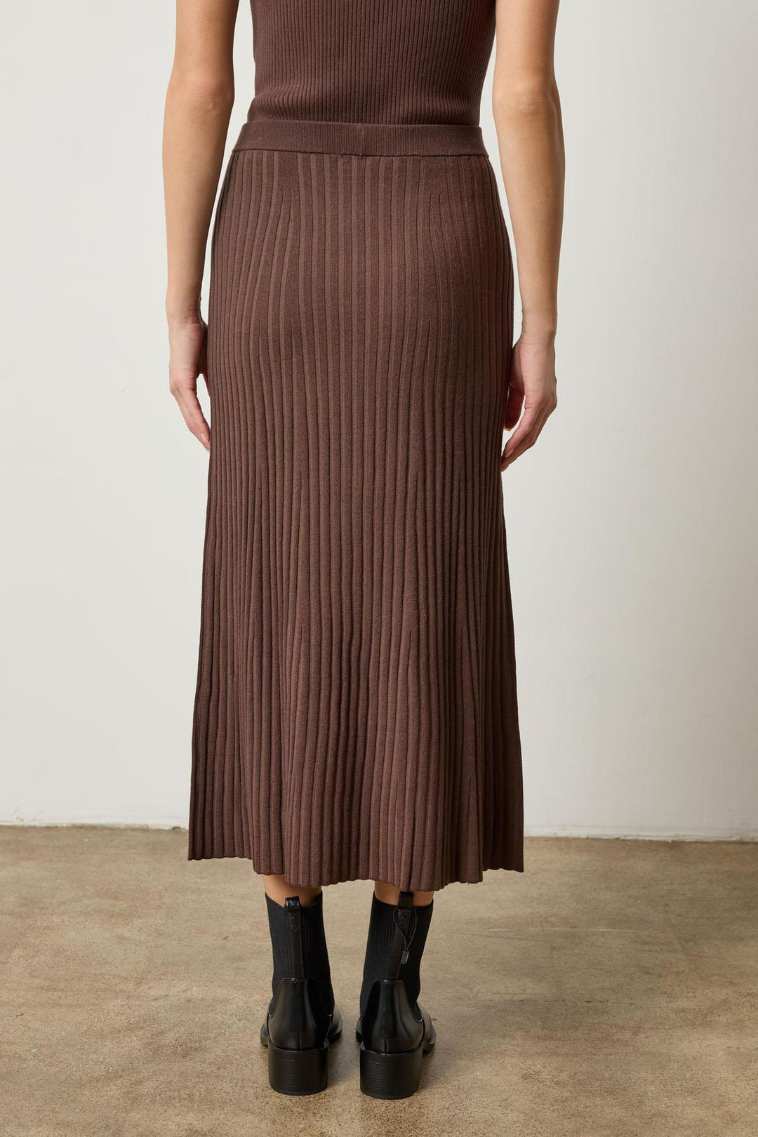 STRAIGHT RIB SKIRT