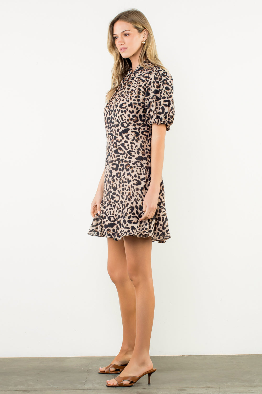 CHEETAH MINI DRESS