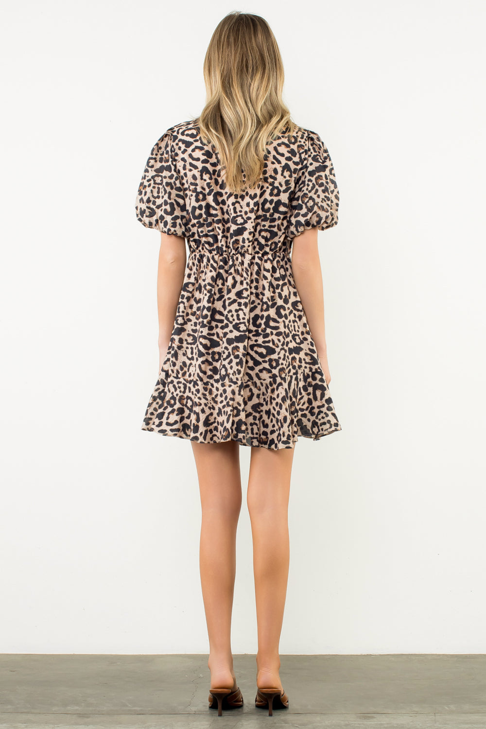 CHEETAH MINI DRESS