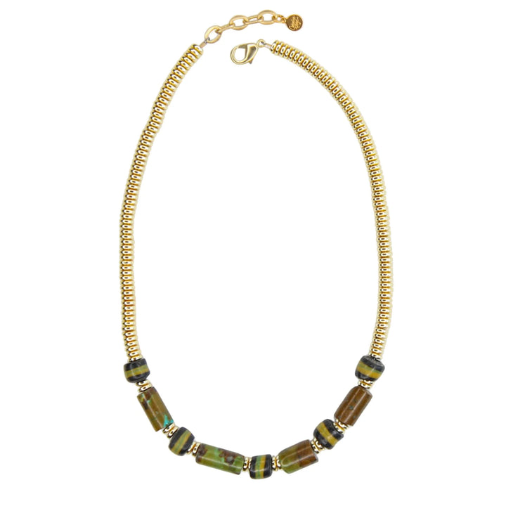 TRIBE BEADED NECKLACE