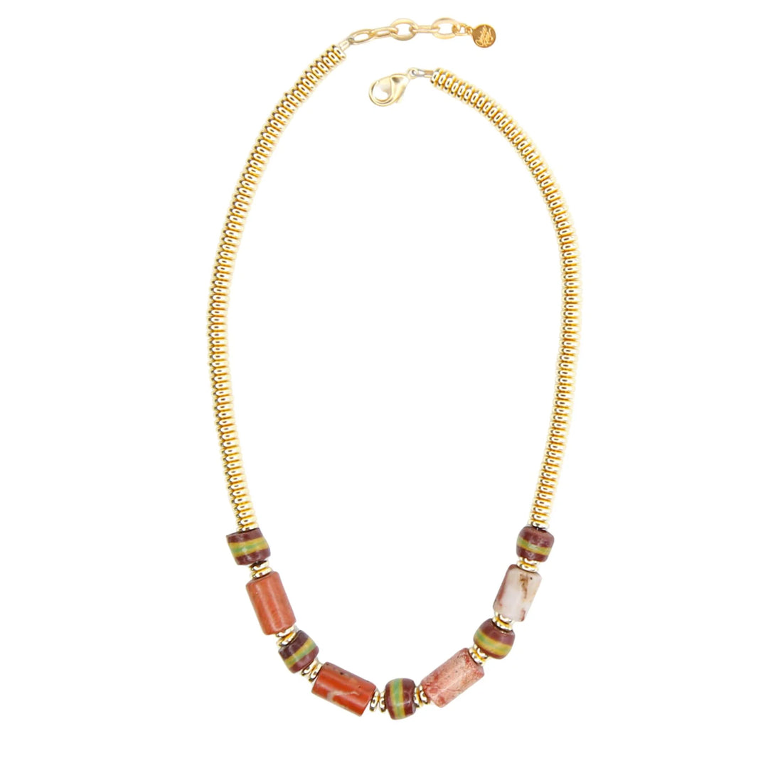 TRIBE BEADED NECKLACE