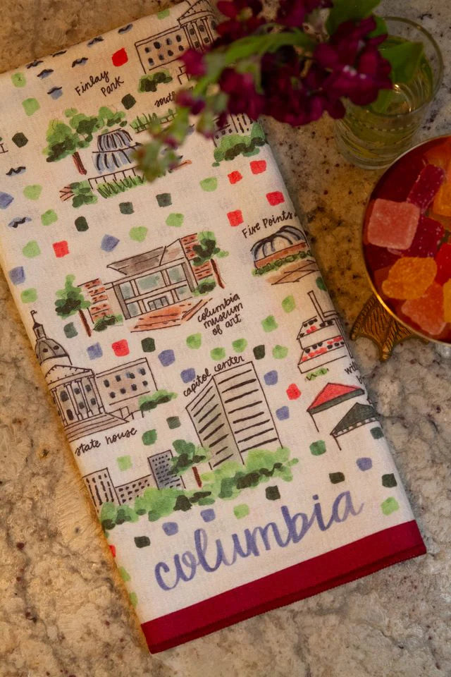 COLUMBIA, SC TEA TOWEL - DOUBLE SIDED