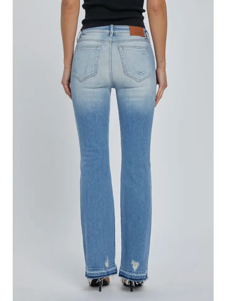 HAPPI MID-RISE FLARE JEANS