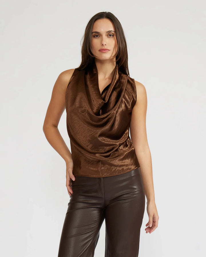 DOROTHY SATIN TOP
