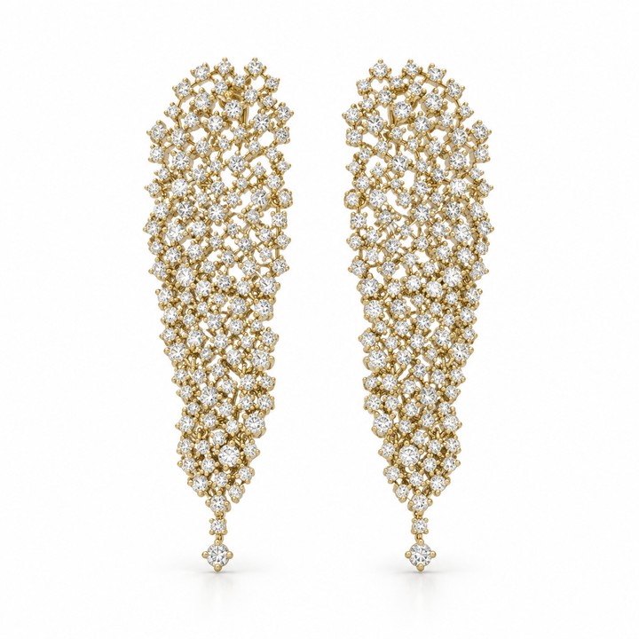 Vionette Crystal Drop Earrings