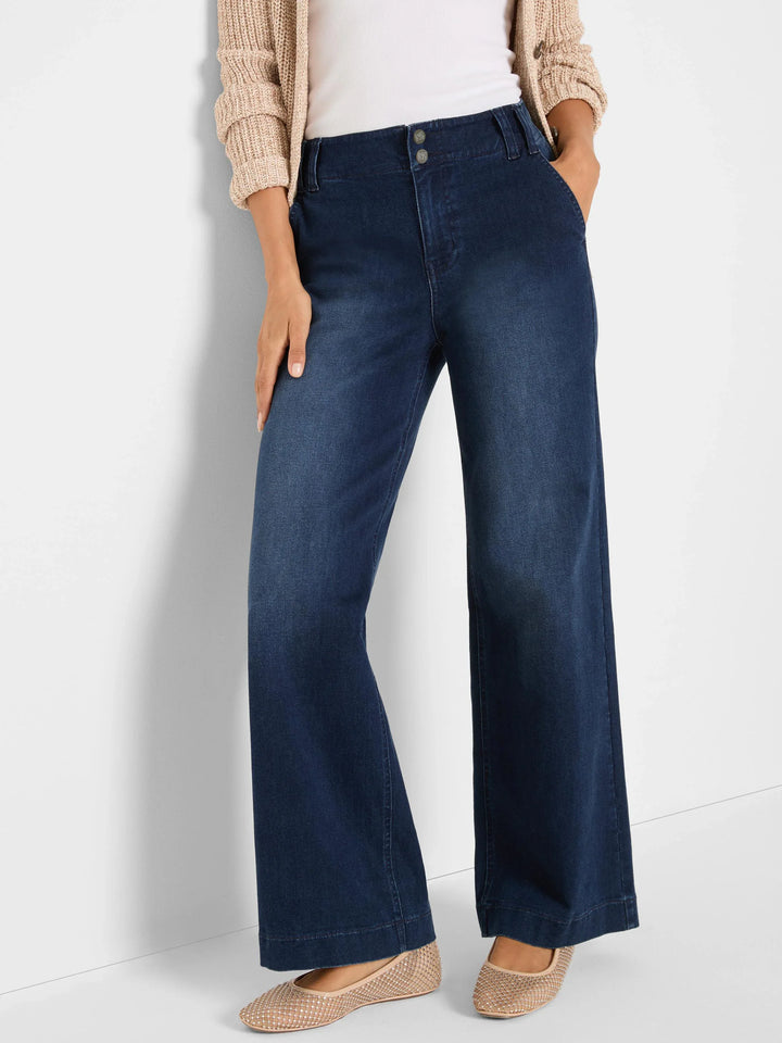 31" WEEKEND WIDE LEG TROUSER JEANS