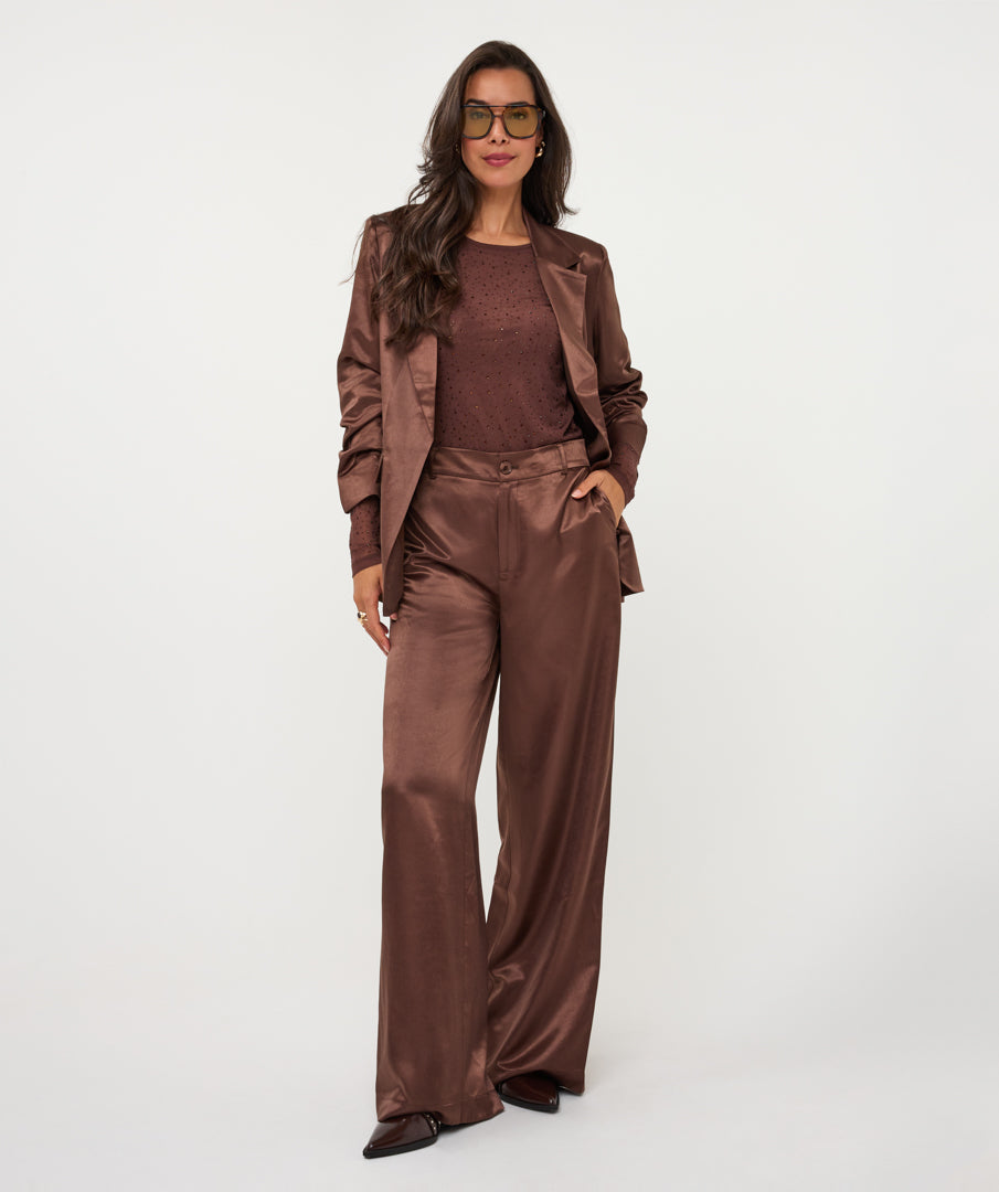 TROUSERS SHINY