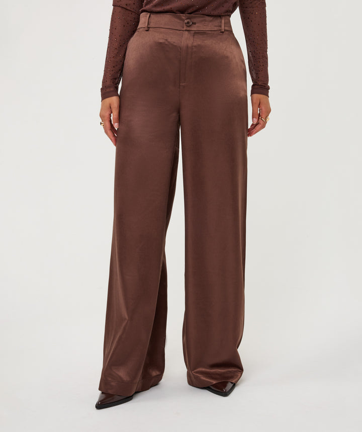 TROUSERS SHINY