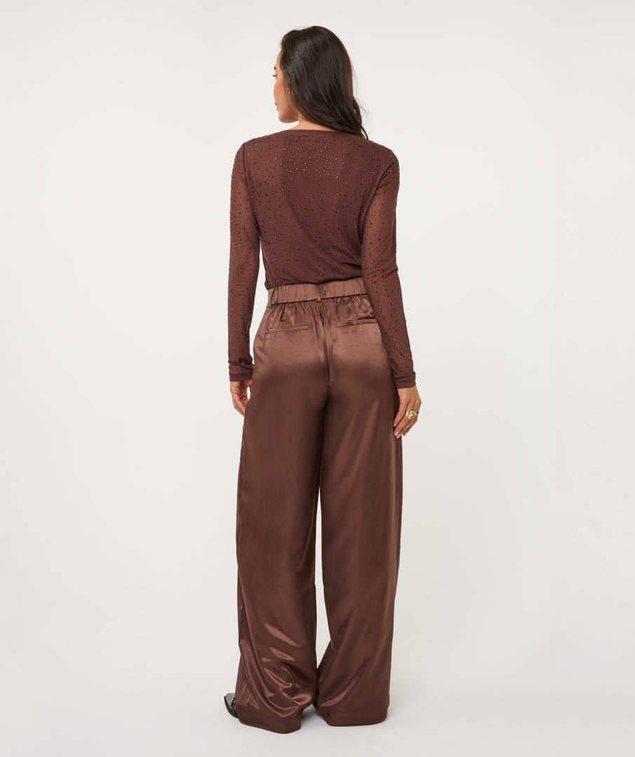 TROUSERS SHINY