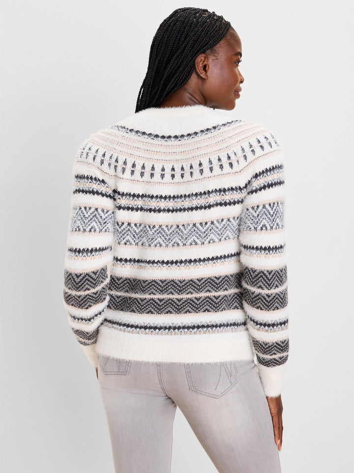 FAIRISLE STRIPE CARDIGAN