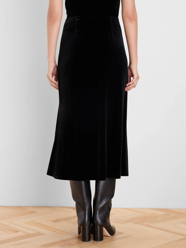 VELVET SLIP SKIRT