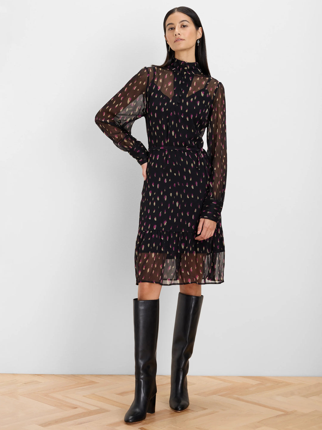 PETAL PUSHER DRESS