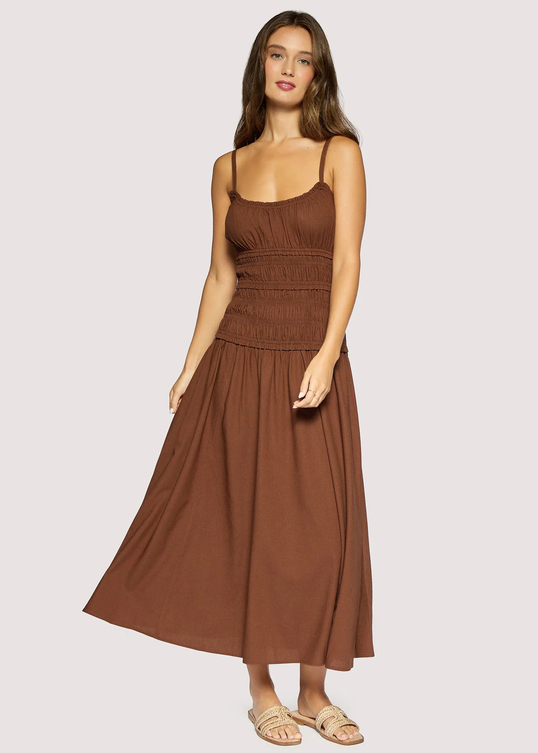 Lost AND Wander Women's Inez Maxi Dress - Brown