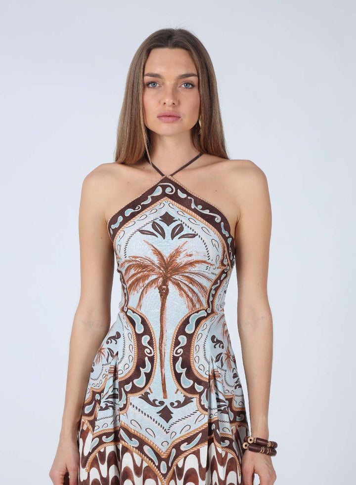 CECILIA HALTER MIDI DRESS