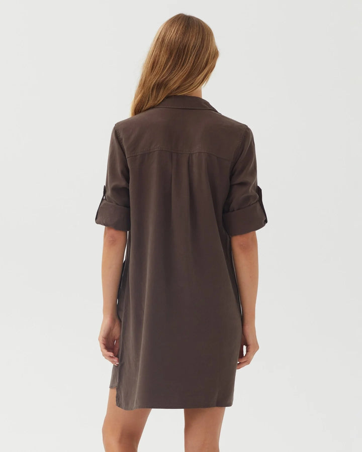 LONG SLEEVE A-LINE DRESS
