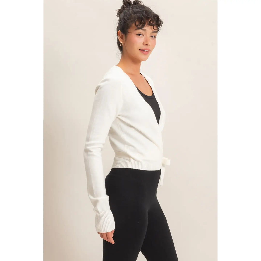 WRAP KNIT CARDIGAN