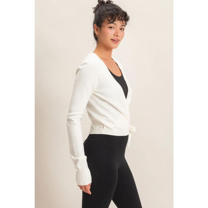 WRAP KNIT CARDIGAN
