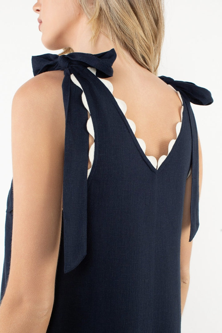 TIE STRAP DRESS