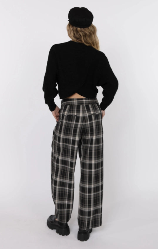 REMEMBER ME OVERLAPPED BACK SWEATER